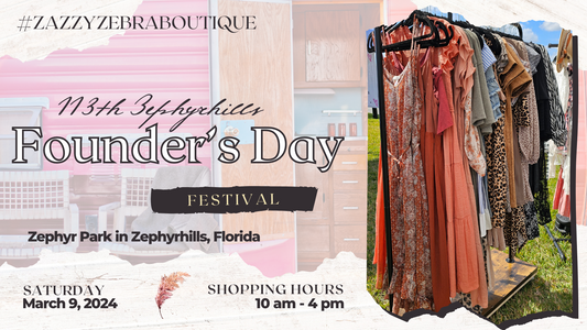 Zephyrhills Founder's Day Festival | Zazzy Zebra Boutique