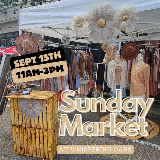 Zazzy Zebra Boutique | Sunday Market at Whispering Oaks Winery