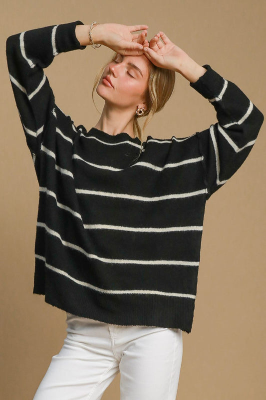 Features: Basic style, Ribbed
Stretch: Slightly stretchy
Material composition: 44% polyester, 30% acrylic, 20% nylon, 6% wool
Care instructions: Machine wash cold. Tumble dry low.
Product measurements:
S:Bust 35-36 in, Waist 27-28 in
M:Bust 37-38 in, Waist 29-30 in
L:Bust 39-40 in, Waist 31-32 in