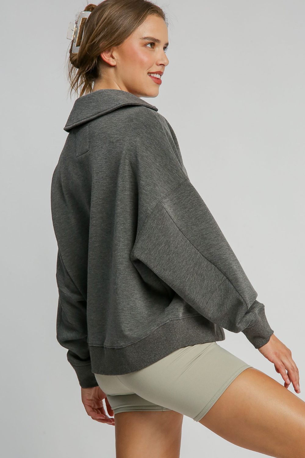 Features: Basic style
Sheer: Opaque
Stretch: Slightly stretchy
Material composition: 55% rayon, 40% polyester, 5% spandex
Care instructions: Machine wash cold. Tumble dry low.
Product measurements:
S:Bust 35-36 in, Waist 27-28 in
M:Bust 37-38 in, Waist 29-30 in
L:Bust 39-40 in, Waist 31-32 in
