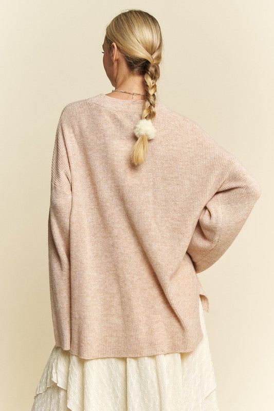 Features: Ribbed, High-Low
Stretch: No stretch
Material composition: 40% viscose, 35% polyester, 22% nylon, 3% acrylic
Care instructions: Machine wash cold. Tumble dry low.
Product measurements:
S:Bust 34-36 in, Waist 26-28 in
M:Bust 37-38 in, Waist 29-31 in
L:Bust 39-40 in, Waist 32-33 in