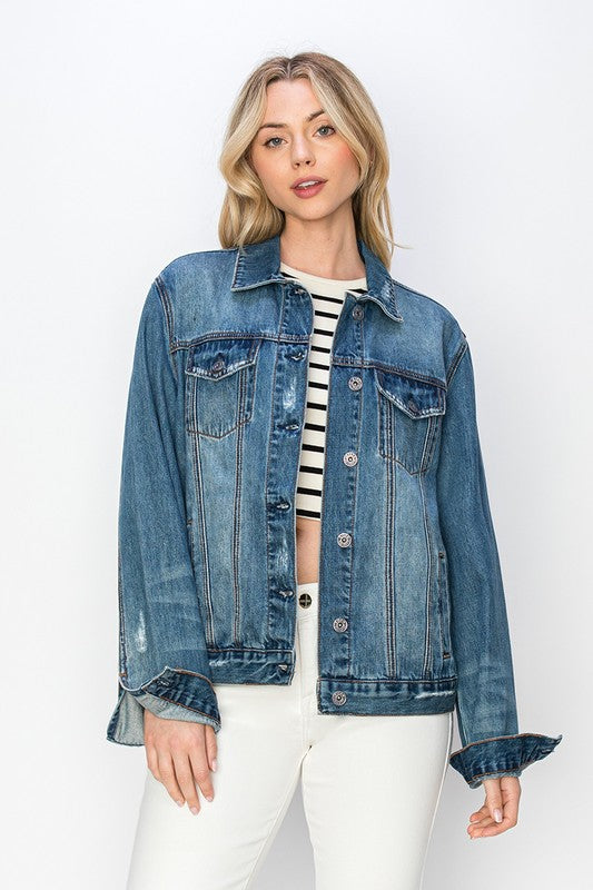 Features: Distressed, Buttoned, Basic style
Stretch: No stretch
Material composition: 100% cotton
Care instructions: Machine wash cold. Tumble dry low.
Imported
Product measurements:
S:Bust 34-35 in, Waist 26-27 in
M:Bust 36-37 in, Waist 28-29 in
L:Bust 38-39 in, Waist 30-31 in
1XL:Bust 46-47 in, Waist 39-40 in
2XL:Bust 50-51 in, Waist 43-44 in
3XL:Bust 54-55 in, Waist 47-48 in