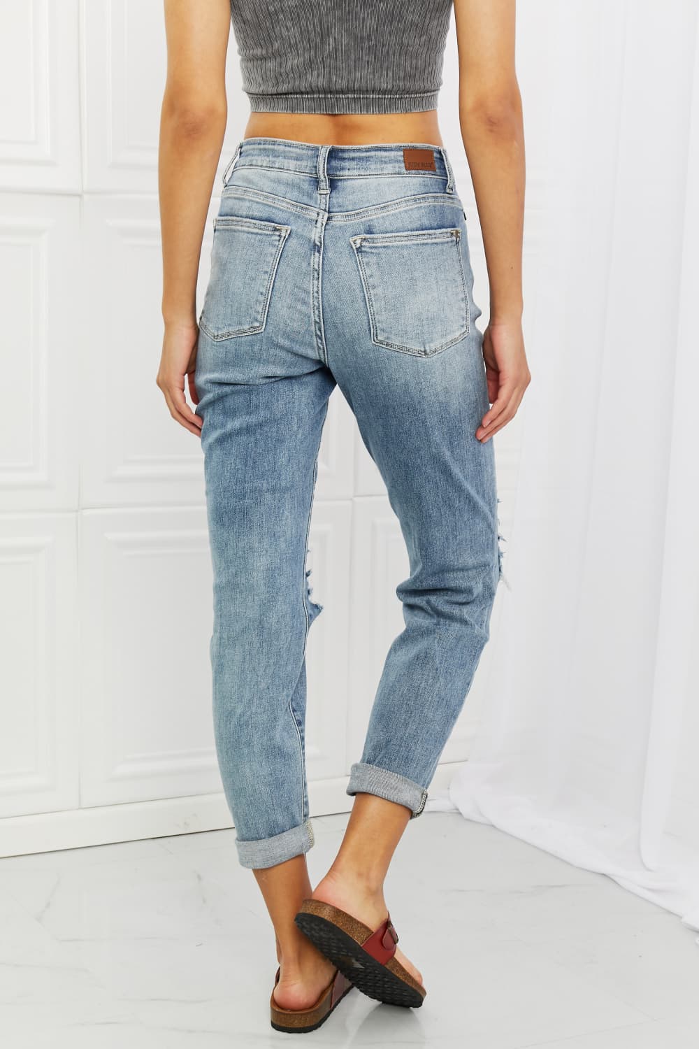 *Exclusively Online* Malia Mid Rise Boyfriend Jeans
