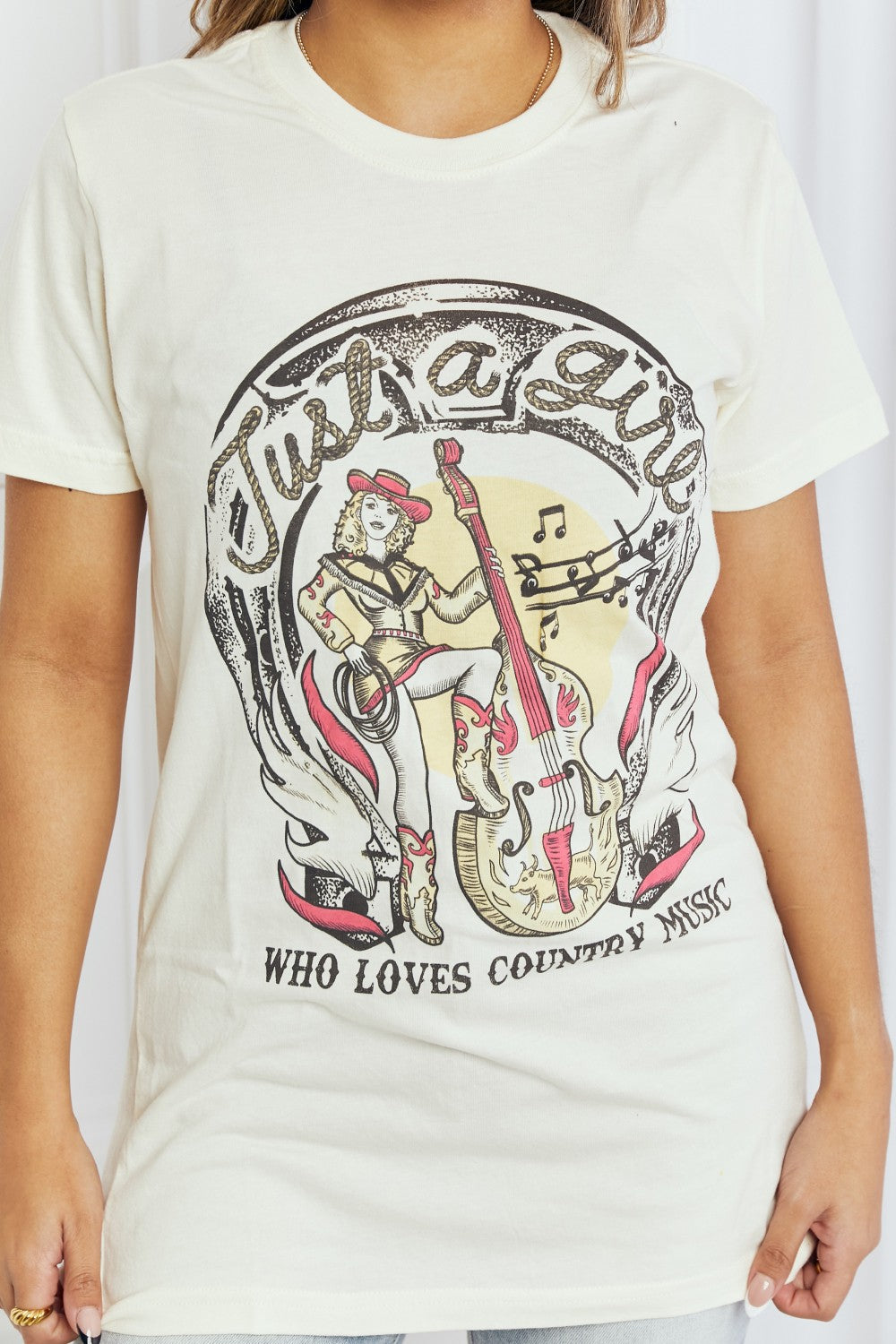 Just A Girl Who Loves Country Music Shirt
