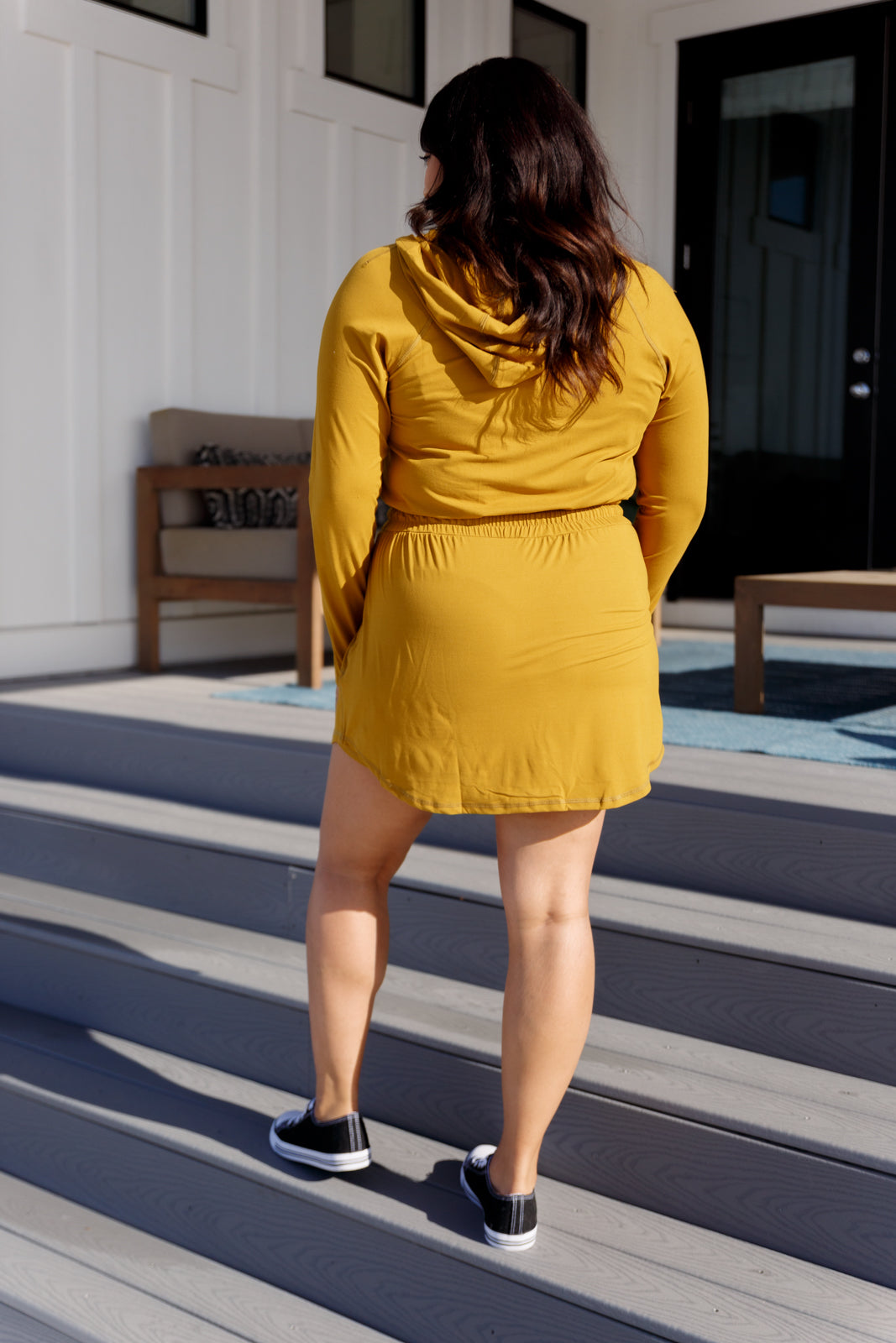 Retire those uncomfortable last season rompers with our Getting Out Long Sleeve Hoodie Romper. Made with brushed microfiber, this romper is super soft and breathable, perfect for all-day wear. The hood and drawstring waistline add a touch of style, while the patch pockets and lined shorts provide convenience. s - 3X