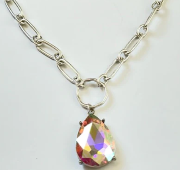 Pink Panache: Paisley Necklace