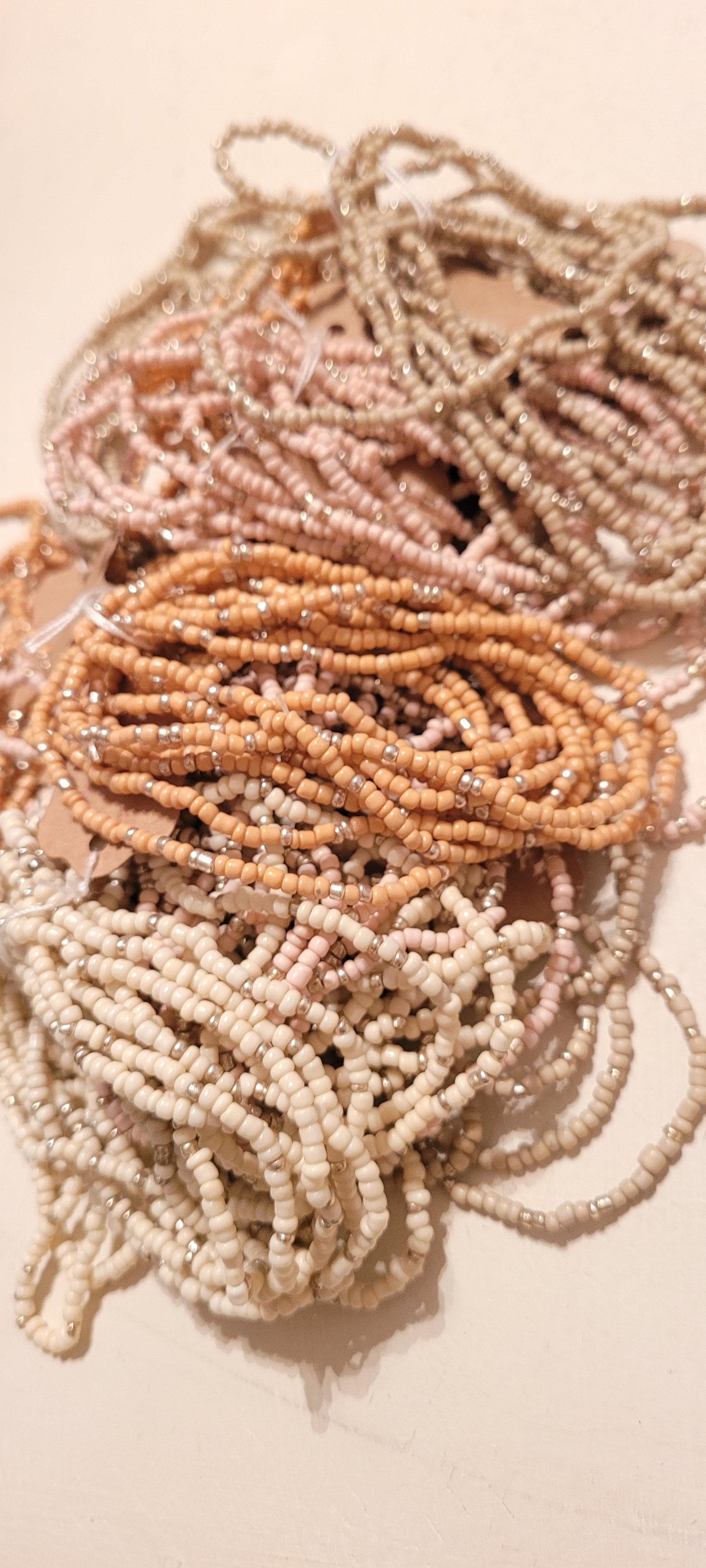 Seed Bead Stackable bracelets with 10 in stack