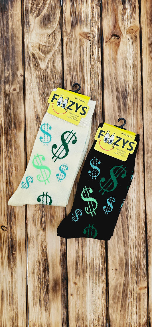 Foozys Socks - Dollar Signs