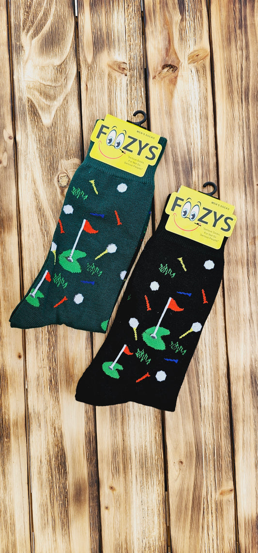 Foozys Socks - Putting Green