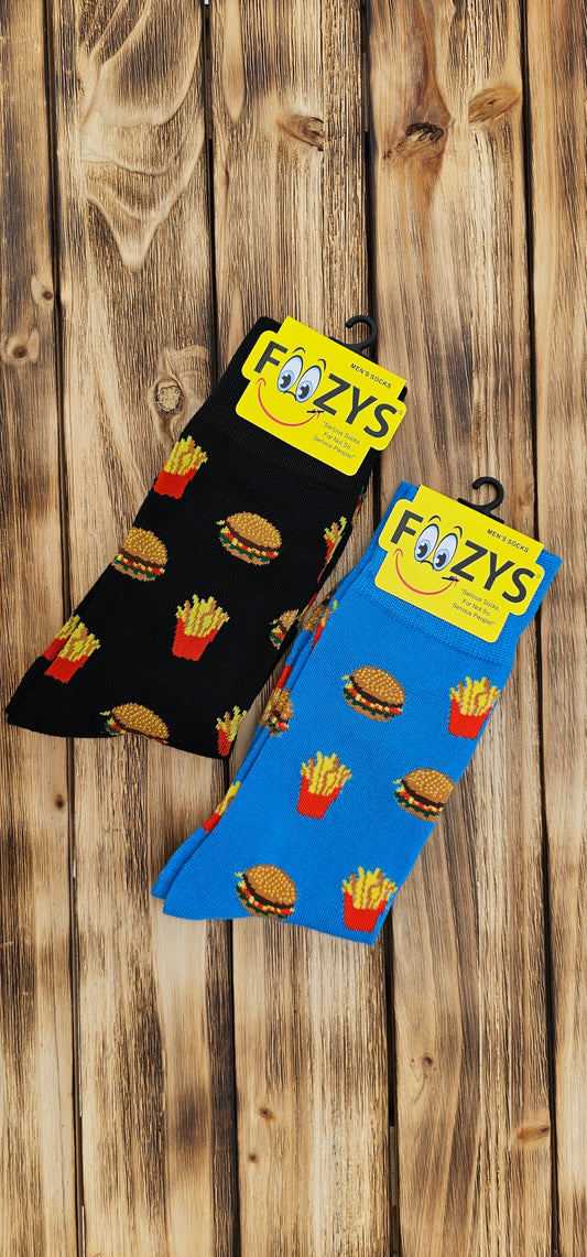 Foozys Socks - Burgers & Fries