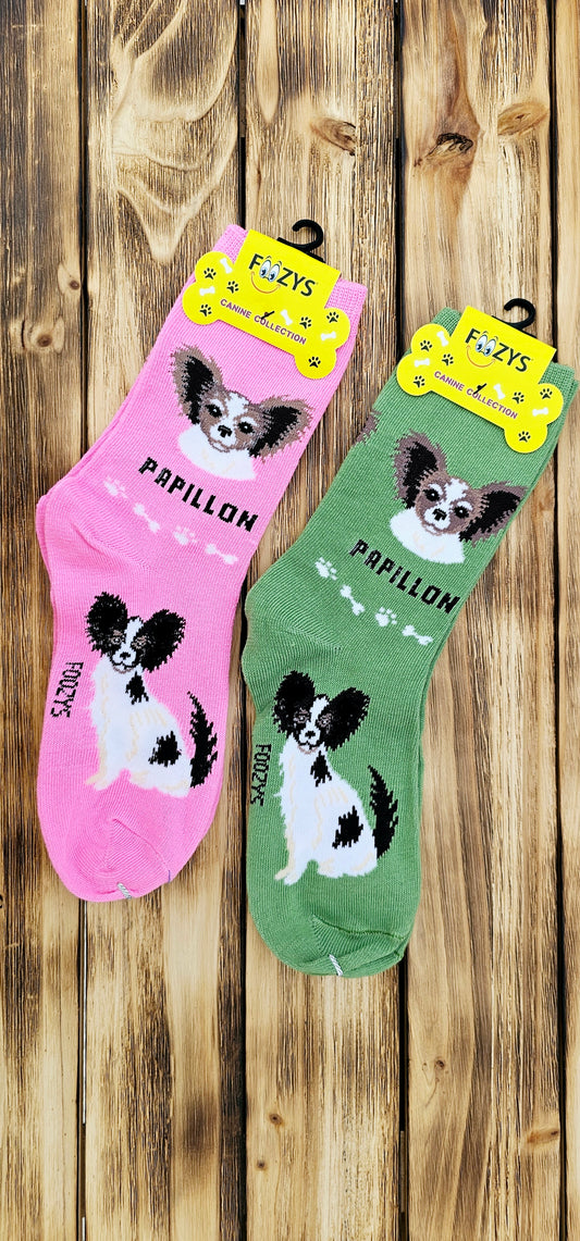 Canine Foozys Socks - Papillon