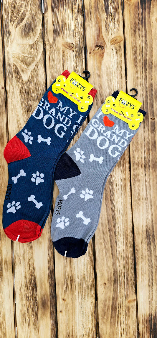 Foozys Socks - I love my grand dog
