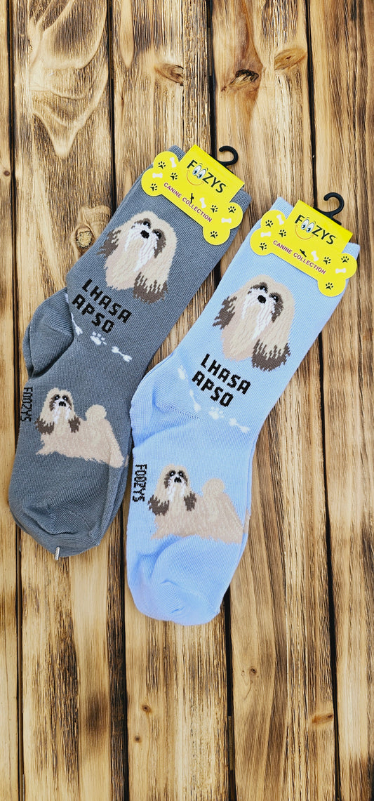 Canine Foozys Socks - Lhasa Apso