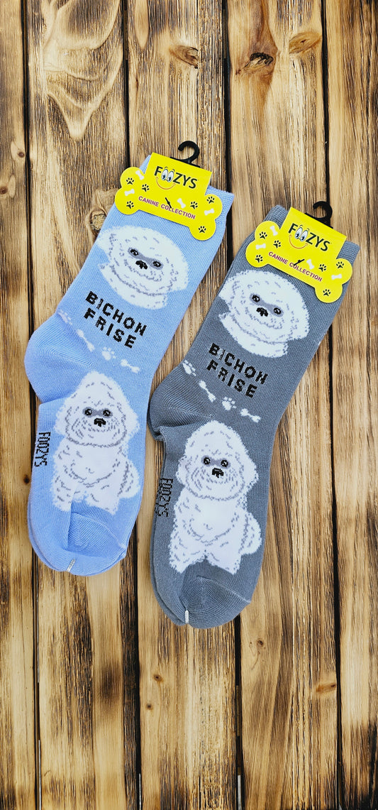 Canine Foozys Socks - Bichon Frise