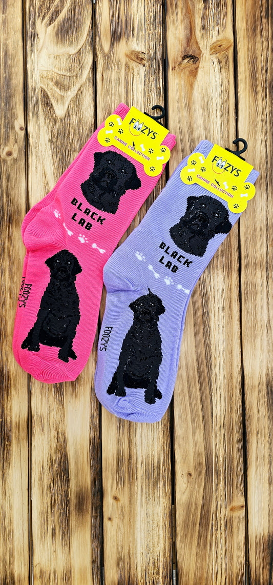 Canine Foozys Socks - Black Lab