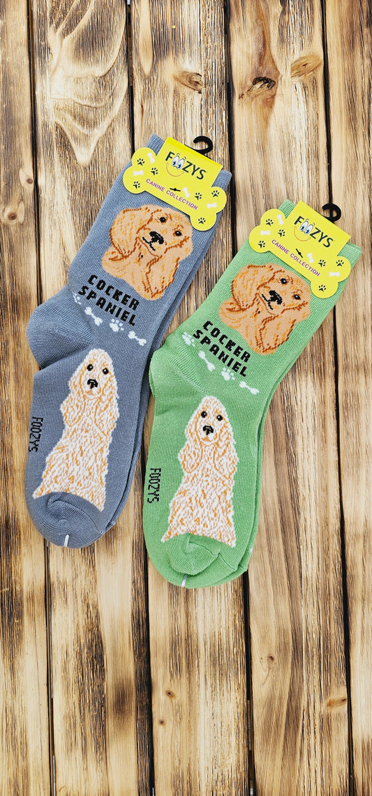 Canine Foozys Socks - Cocker Spaniel