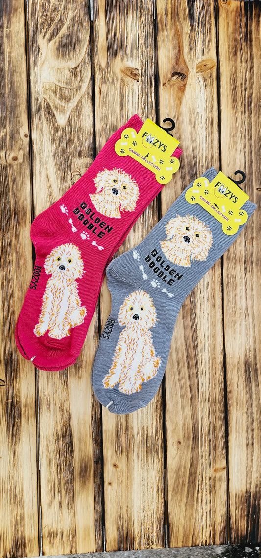 Canine Foozys Socks - Golden Doodle