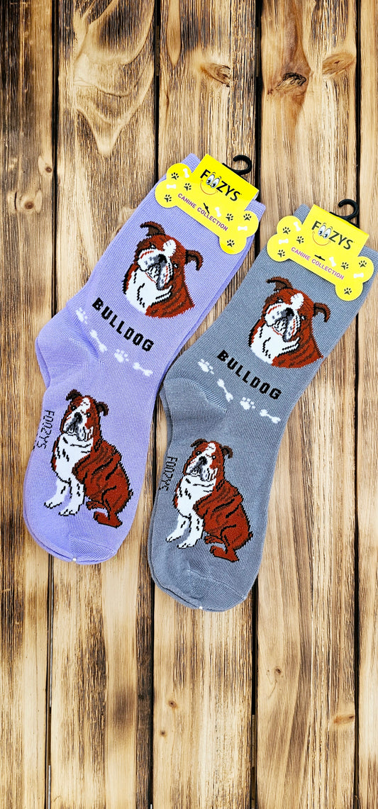 Canine Foozys Socks - Bulldog