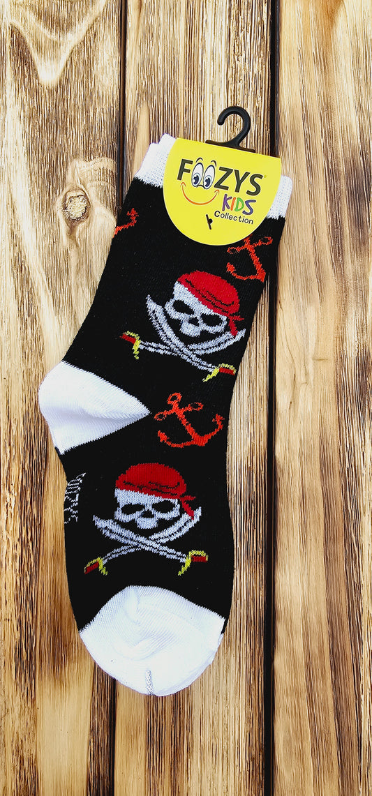 Foozys Socks - Pirate Skulls