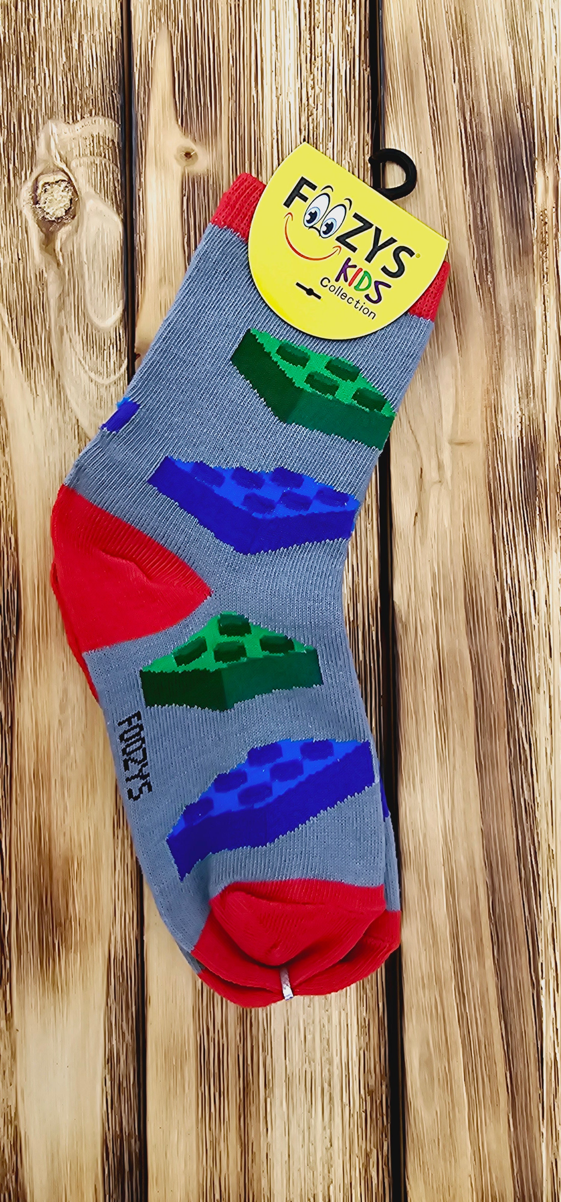 Foozys Socks - Building Blocks