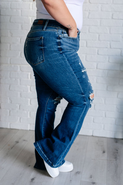 Gabriella - Mid Rise Flare Jeans - Judy Blue - Exclusively Online