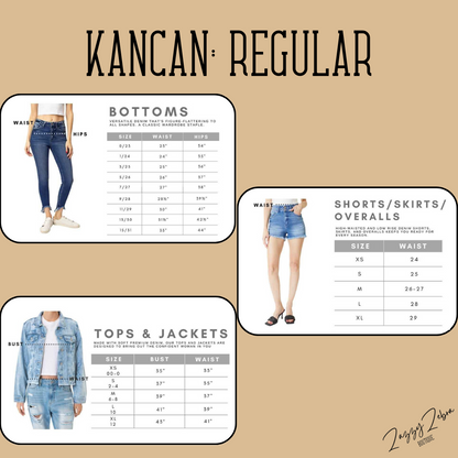 These flare denim jeans are ultra high rise super flare, medium wash, and very stretchy. The stretch level is a 3. Refer to chart below. A great staple piece for your wardrobe. Go in style girl! You've go this!!