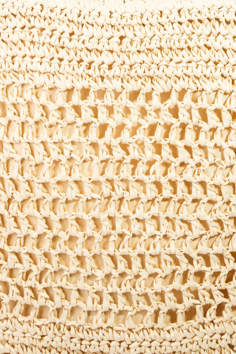 Straw-Paper Crochet Tote Bag is a stylish and eco-friendly accessory that combines the natural look of straw with the durability of paper crochet. The intricate crochet design adds a touch of artisanal craftsmanship to the bag.