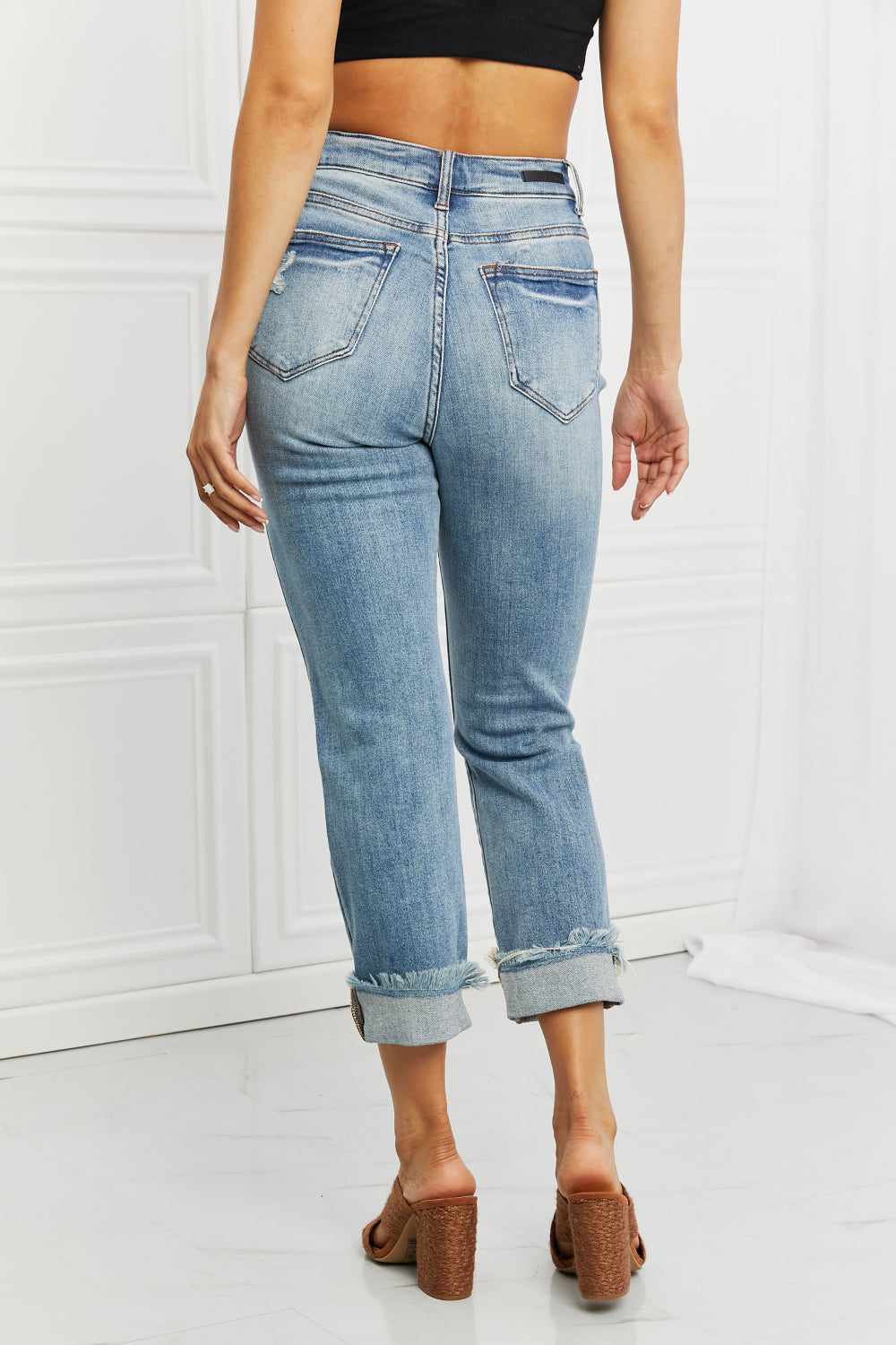 *Exclusively Online* Leilani Distressed Straight Leg Jeans