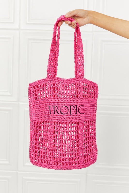 *Exclusively Online* Tropic Babe Straw Tote Bag
