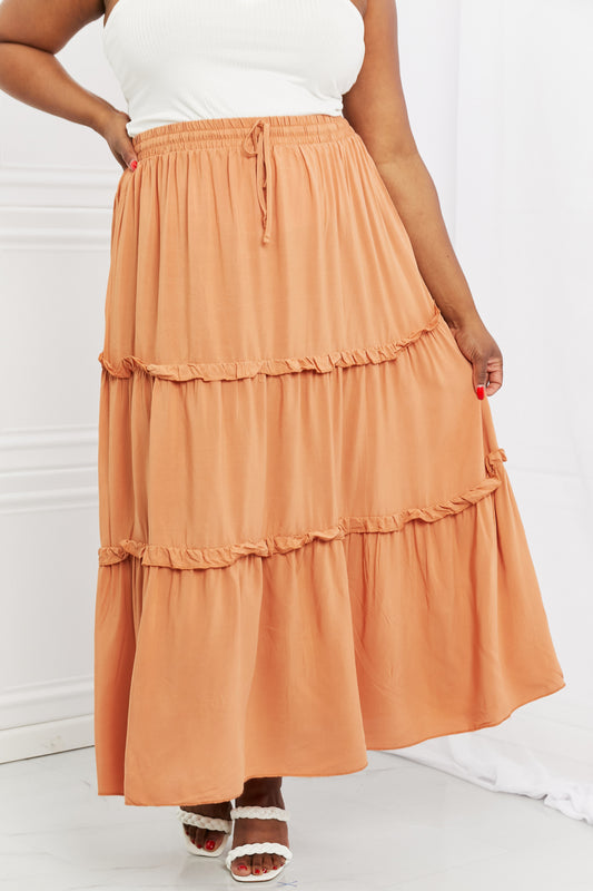 *Exclusively Online* Summer Days Skirt in Butter Orange
