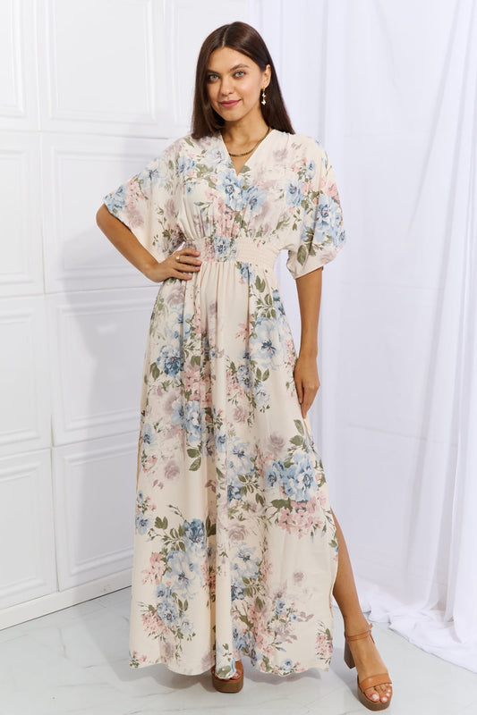 *Exclusively Online* Elegant Floral Maxi Dress