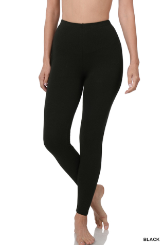 Basic Babe Leggings - Black - LARGE - FINAL SALE