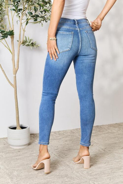 These jeans are a versatile addition to any wardrobe, offering a trendy and modern silhouette. The cropped length adds a touch of femininity, making them perfect for pairing with statement heels or casual sneakers. 0 -15