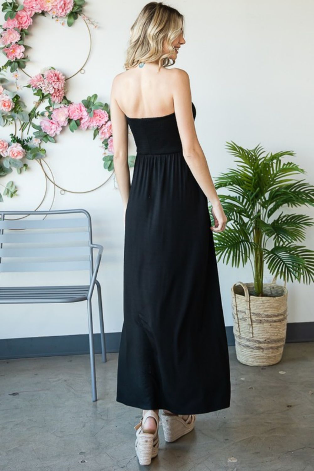 *Exclusively Online* Strapless Maxi Dress